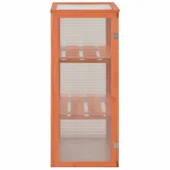 Мини оранжерия - 75x47x109 см - дърво и поликарбонат - Thumbnail 7