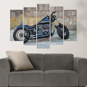 Мотор Харли Дейвидсън - картина пано за стена - Thumbnail 3