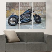 Мотор Харли Дейвидсън - картина пано за стена - Thumbnail 2