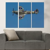Самолет в авиошоу - spitfire - картина пано за стена - Thumbnail 2