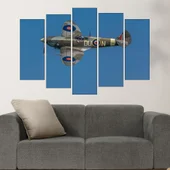 Самолет в авиошоу - spitfire - картина пано за стена - Thumbnail 3