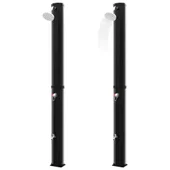 Градински соларен душ 217 см - слушалка и кранче -  35л черен - Thumbnail 4