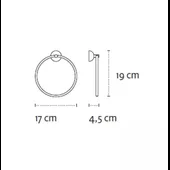 Поставка за хавлия тип ринг Classico KAPITAN - Thumbnail 2