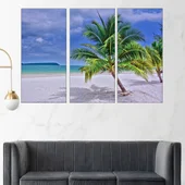 Плаж на остров Ко Ронг - картина пано за стена - Thumbnail 2