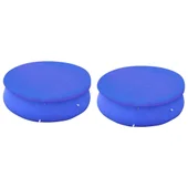 Покривала за басейни 2 бр за 450-457см кръгли надземни басейни - Thumbnail 1