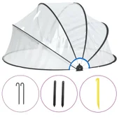 Купол за басейн 315x158 см PVC - Thumbnail 2