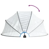 Купол за басейн 315x158 см PVC - Thumbnail 6