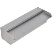 Правоъгълен фонтан за басейн, стомана, 30 см - Thumbnail 2