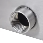 Правоъгълен фонтан за басейн, стомана, 30 см - Thumbnail 5