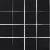 Възглавница за градинска пейка черно каре 120x50x7 см текстил - VL361596 - Thumbnail 6