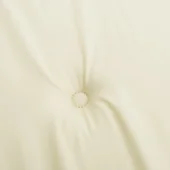 Възглавници за столове 2 бр кремави 100x50x3 см - плат - VL47552 - Thumbnail 8