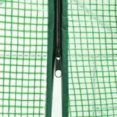 Тунелна оранжерия с 12 рафта, стомана и полиетилен, 143x214x196 см - Thumbnail 2