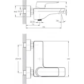 Месингов смесител "ноеми"-  icf 6628338 -  Inter Ceramic - Thumbnail 2