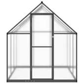Оранжерия - поликарбонат - стоманена основа - 169x169x195 см - Thumbnail 2