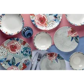 Порцеланов сервиз за хранене 24 части Макове FARIKA - Thumbnail 2