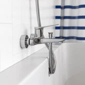 Стенен смесител за вана/душ Stratos хром FERRO - Thumbnail 2