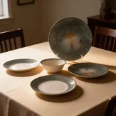 Порцеланов сервиз за хранене 24 части Земя TOPRAKSAN - Thumbnail 2