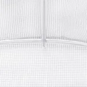 Оранжерия със стоманена рамка бяла 48 м² 12x4x2 м - Thumbnail 8