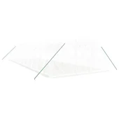 Оранжерия със стоманена рамка бяла 48 м² 12x4x2 м - Thumbnail 2