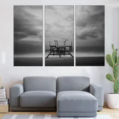 Пуст кей в морето - картина пано за стена - Thumbnail 2