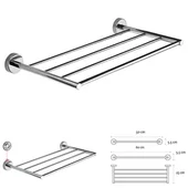 Тройна поставка  за хавлии 60 см Extra KAPITAN - Thumbnail 2