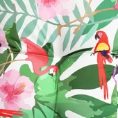 Възглавница за градинска пейка многоцветна 120x50x7 см текстил - VL361597 - Thumbnail 5