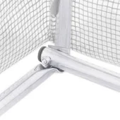 Оранжерия със стоманена рамка бяла 6 м² 3x2x2 м - Thumbnail 7