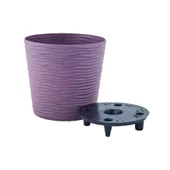 Саксия с дренаж Ø20 см лилава Фюжън - Thumbnail 1