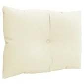 Палетни възглавници, 3 бр, кремави, текстил - Thumbnail 7