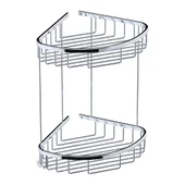 Ъглова двойна етажерка за баня A.502 DUXXA - Thumbnail 1