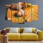 Есенна декорация с жълъди пано за стена - Thumbnail 3