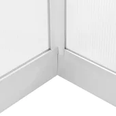 Оранжерия -  3x1.9x1.95 м - алуминий и поликарбонат - 11,19 м³ - Thumbnail 8