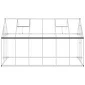 Оранжерия - поликарбонат - стоманена основа - 334x169x195 см - Thumbnail 3