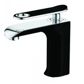 Стоящ смесител за баня Мелания черен INTER CERAMIC - Thumbnail 2