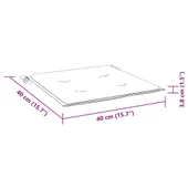 Възглавници за столове, 2 бр, тюркоаз, 40x40x4 см, плат - VL361029 - Thumbnail 9