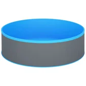 Басейн с линер, 350x90 см, сив - Thumbnail 3