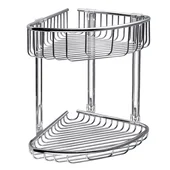 Двойна етажерка за баня с дълбока и плитка кошничка KAPITAN - Thumbnail 1