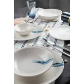 Порцеланов сервиз за хранене 24 части Морски вълни FARIKA - Thumbnail 4