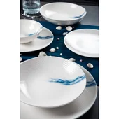 Порцеланов сервиз за хранене 24 части Морски вълни FARIKA - Thumbnail 6