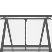 Оранжерия - поликарботнат - стоманена основа антрацит 224x169x195 см - Thumbnail 8