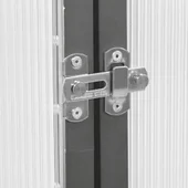 Оранжерия - поликарботнат - стоманена основа антрацит 224x169x195 см - Thumbnail 6