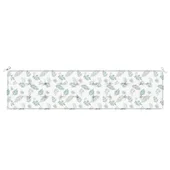 Възглавница за градинска пейка 200x50x4 см десен на листа - VL361204 - Thumbnail 4