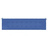 Възглавница за пейка кралско синьо 200x50x4 см Оксфорд плат - VL314099 - Thumbnail 4