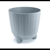 Кашпа ∅19.5 см сива Ryfo N 443U PROSPERPLAST - Thumbnail 1
