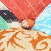 Пуф, 60x70x36 см, пачуърк, текстил - Thumbnail 8