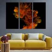 Цветно мастило - абстракция - картина пано за стена - Thumbnail 2