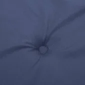 Възглавница за пейка 100x50x4 см нейви синьо - плат - VL378452 - Thumbnail 5
