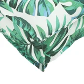 Възглавници за палети за пейка 2 бр Листен модел 180x40x8 см Тъкана материя - VL42001726 - Thumbnail 8