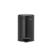 Кошче за баня 3 л NewIcon Matt Black BRABANTIA - Thumbnail 1