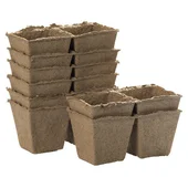 Квадратна саксия за разсад 16 гнезда 8x8 см - Thumbnail 2